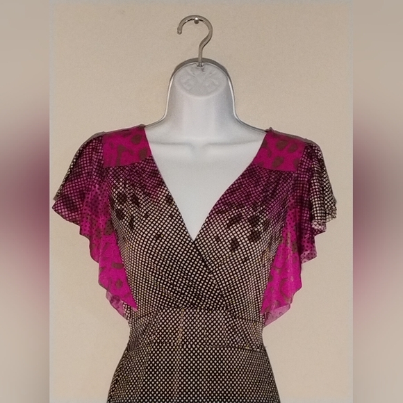 Multi-Patterned Long Dress - Picture 2 of 7